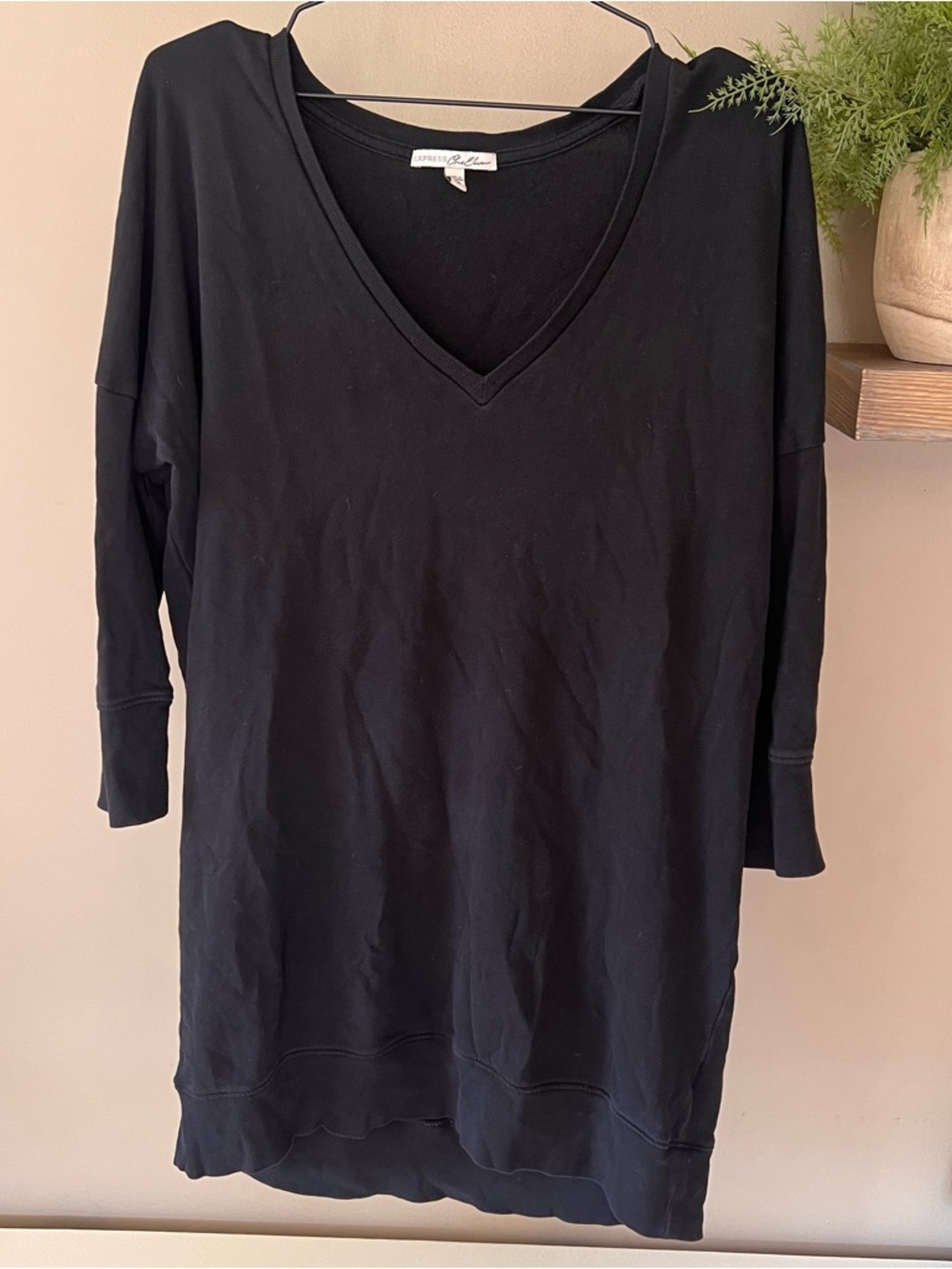 Express tunic style sweatshirt